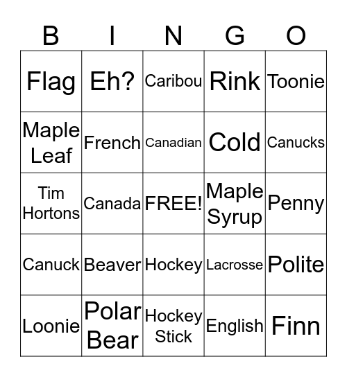 Money Bingo Card