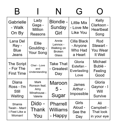 Viking's Landing Bingo Card