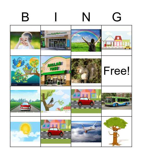 I See - Ani Roeh Bingo Card