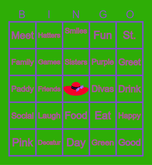 St. Paddy's Day The Diva Way Bingo Card