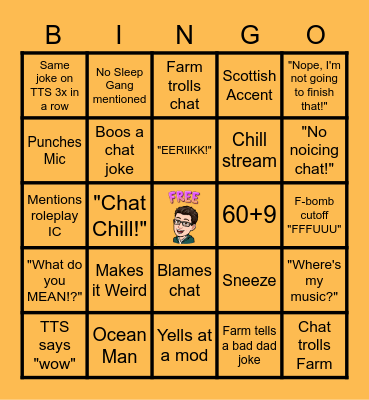 FARMHOUSE BINGO Card