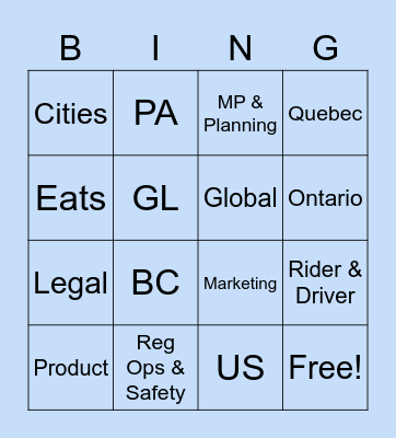 Building Connections Bingo Card