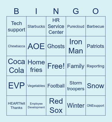 Good Luck, Reyes! Bingo Card