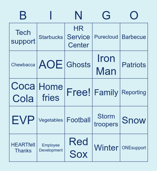 Good Luck, Reyes! Bingo Card