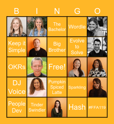 People Dev Bingo! Bingo Card