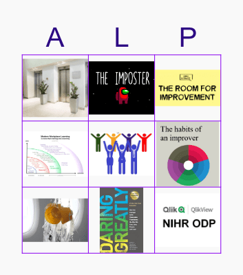 ALP Alumni Bingo Card