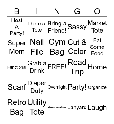 thirty-one BINGO ! Bingo Card