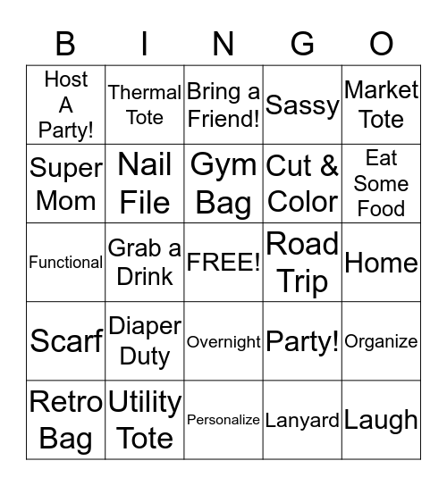 thirty-one BINGO ! Bingo Card