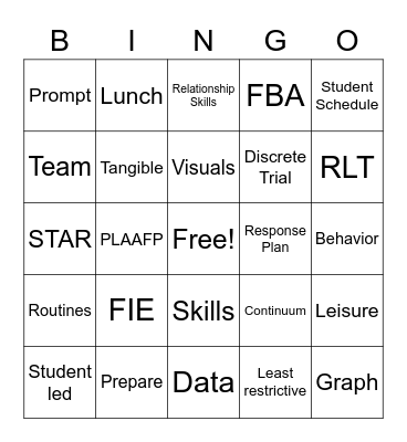 Strive | Rise | Elevate Bingo Card