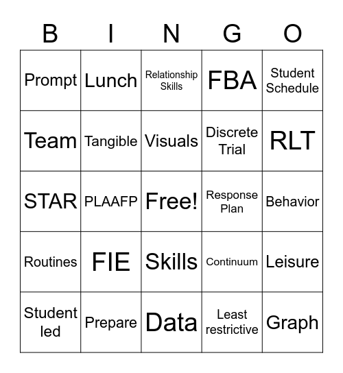 Strive | Rise | Elevate Bingo Card