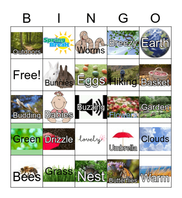 Spring to Bing-o! Bingo Card
