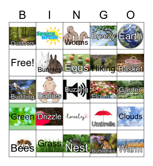 Spring to Bing-o! Bingo Card