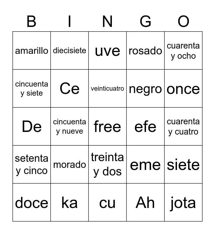 spanish-numbers-0-100-bingo-card