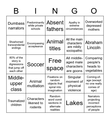 Santiago Bingo Card