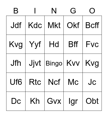 Revisão Ciências Bingo Card