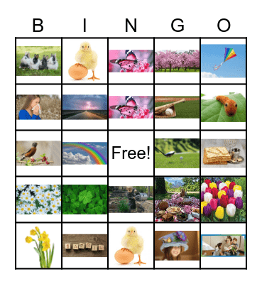 SPRING FLING Bingo Card