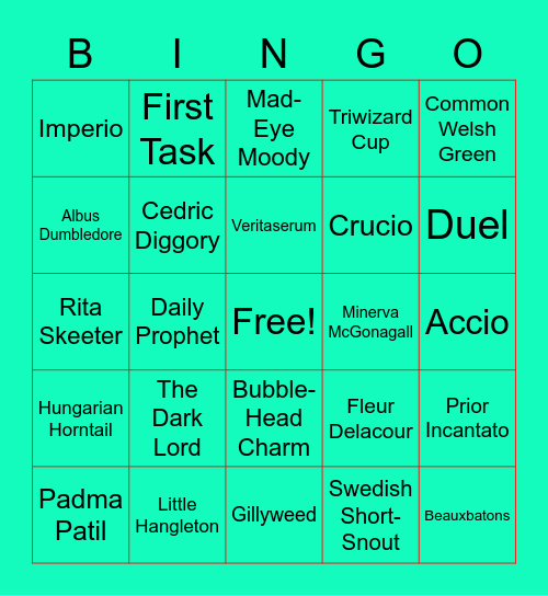 FFS LH❤ Bingo Card