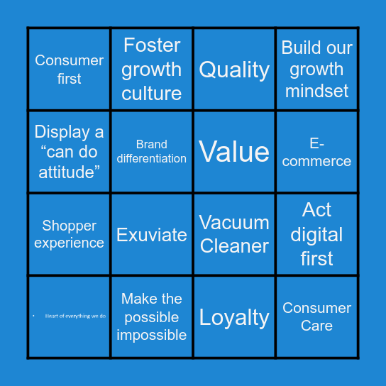 Culture Day Bingo Card