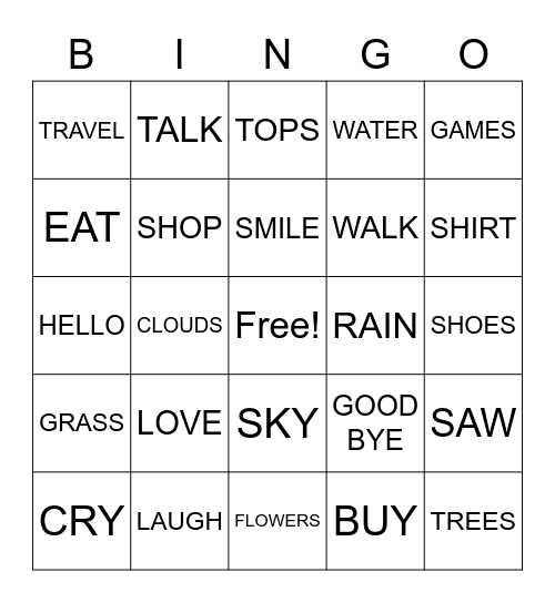 FRIENDS TRIP  2022 Bingo Card