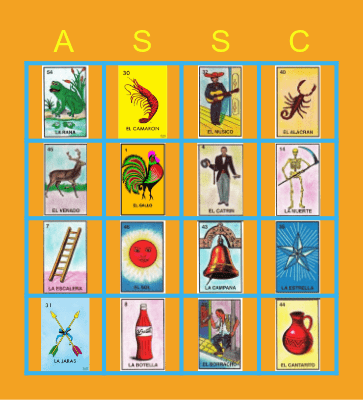 2021 Loteria Bingo Card