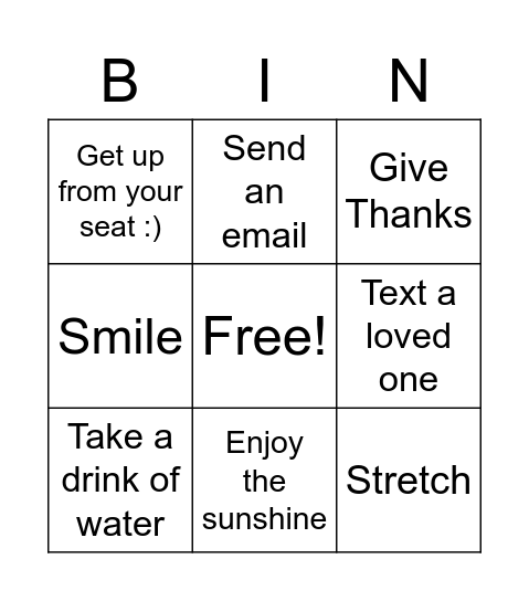 Hylant Cleveland Test Bingo Card