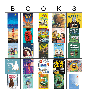 Book Fair Bingo Card