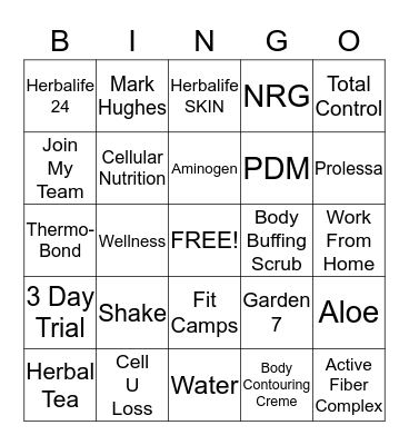 HERBA-BINGO Card