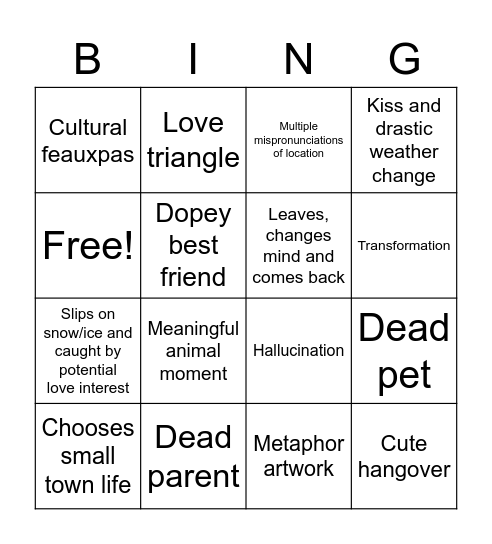 The Royal Treatment - katie Bingo Card