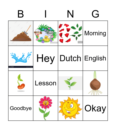 Springo Bingo Card