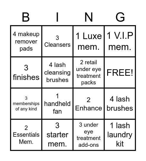 Deka Bingo Card