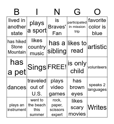 Kick the Dust Up to a New Year Bingo Card