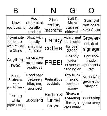 Division Bingo Card