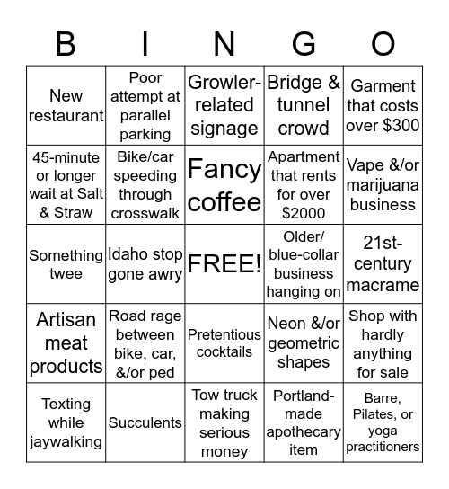 Division Bingo Card