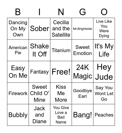 Untitled BingoSw Bingo Card