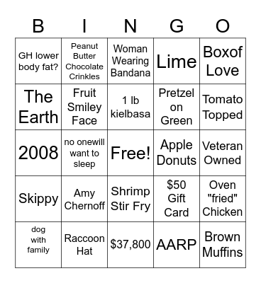 Magzine Hunt Bingo Card