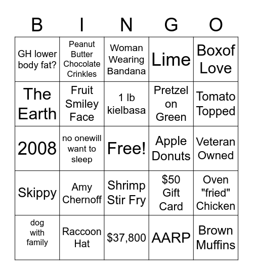 Magzine Hunt Bingo Card