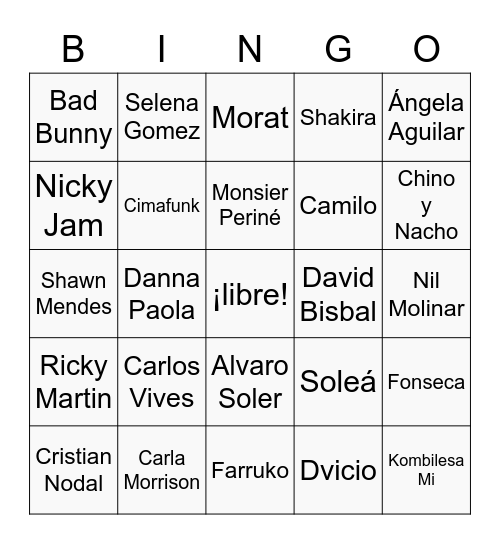 Locura de Marzo 2022 Bingo Card