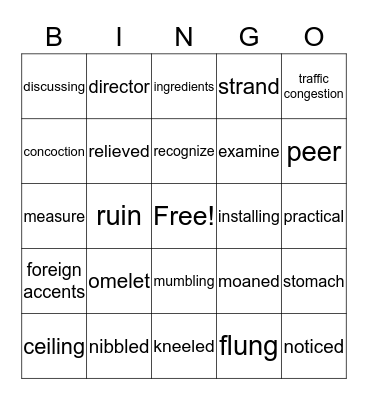 Tales of a Fourth Grade Nothing  Bingo Card