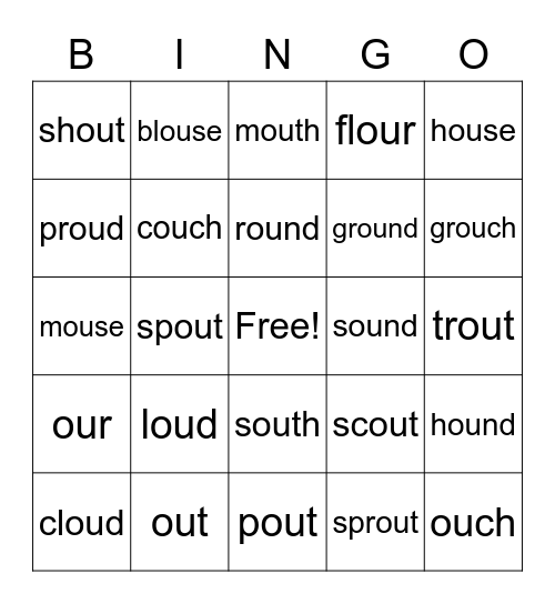 Bingo "ou" Bingo Card