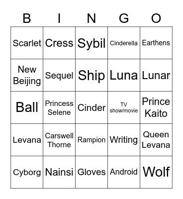 CINDER: 10TH ANNIVERSARY EDITION Bingo Card
