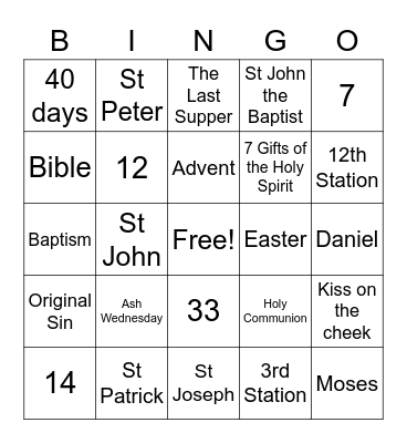 Review Bingo Card