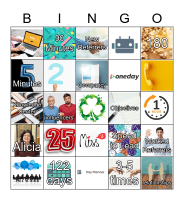 Sales & Marketing Bingo Card