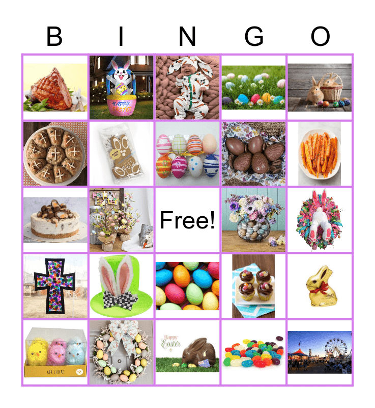 Easter Bingo Card