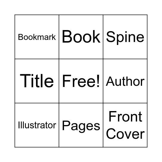 Library BINGO Card