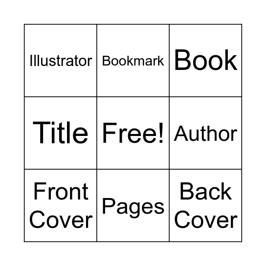 Library BINGO Card