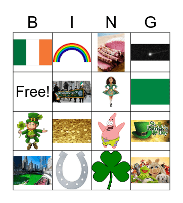 St. Patrick's Day Bingo 2 Bingo Card