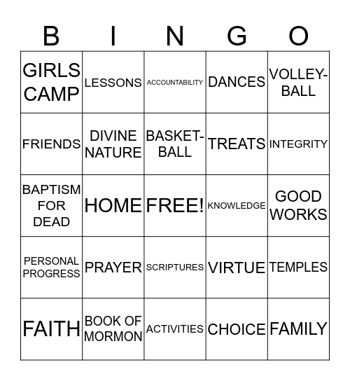 BEEHIVES Bingo Card