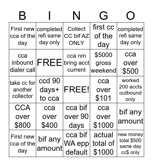 AUGUST CONTEST GAME 1 Bingo Card