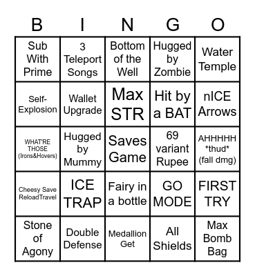 ZOOTR BINGO YEEHAW Bingo Card