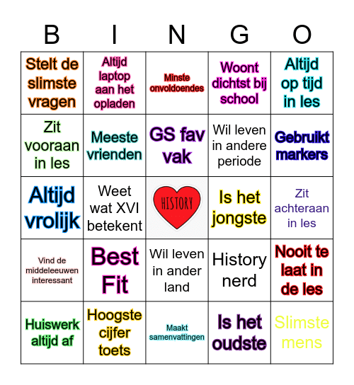 Icebreaker Bingo Card